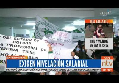 Enfermeras de hospital Los Pocitos piden nivelación salarial