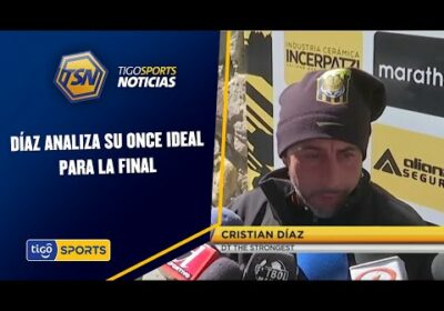 Díaz analiza su once ideal para la final. Amaral podría ir desde el inicio.