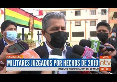 Ministro de defensa habla sobre los militares implicados en el golpe de estado ll