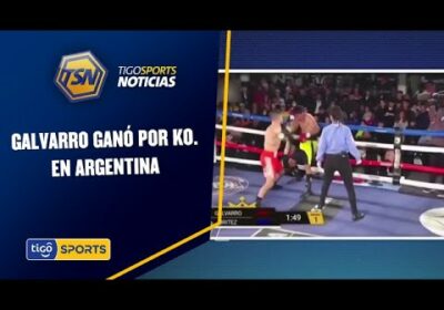 Galvarro ganó por KO. En Argentina. Ya recibió más ofertas por el nivel mostrado.