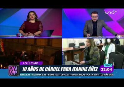 Caso ‘Golpe II’: Sentencia de 10 años de cárcel a Jeanine Áñez