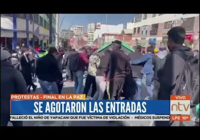 Protestas por agotamiento de entradas para el final Bolívar VS The Strongest