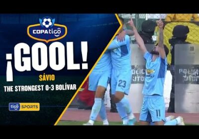 ¡Gol de Bolívar! Centro de Villamil para que conecte de cabeza Sávio para anotar el tercer gol