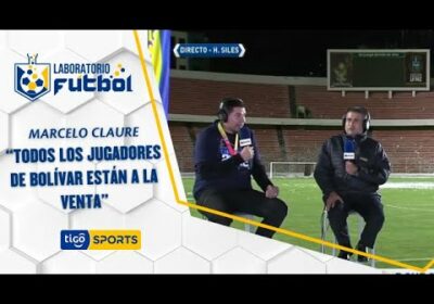 Marcelo Claure: “Todos los jugadores de Bolívar están a la venta”.