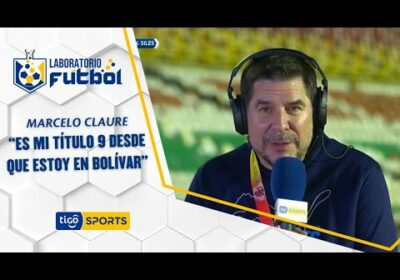 Marcelo Claure: “Es mi título 9 desde que estoy en Bolívar”.