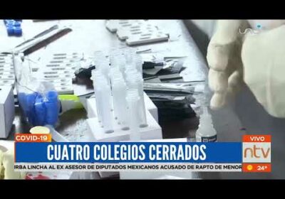Cuatro colegios cerrados por contagios de Covid-19