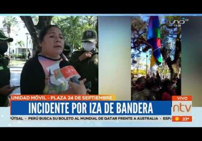 Registran incidentes en la plaza 24 de septiembre