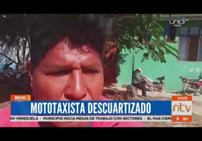 Encuentran mototaxista descuartizado en Beni