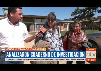 Analizaron cuaderno de investigación de
