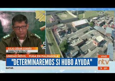 Policía brinda informe sobre reos prófugos