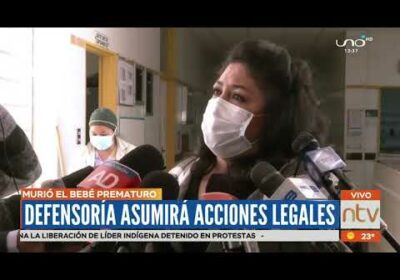 Defensoría de la Niñez asumirá acciones legales por muerte de bebé