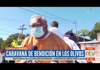Vecinos del barrio Los Olivos realizaron su «caravana de bendición»