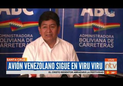 Avión venezolano sigue en Viru Viru