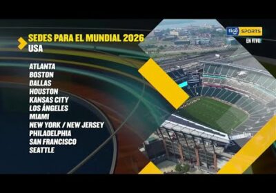 Estas son las ciudades sedes para la Copa del mundo 2026.