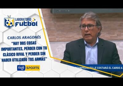 Carlos aragonés “Dos cosas importantes, perder con tu clásico rival y sin haber utilizado tus armas”