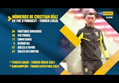 Estos son los números de Cristian Díaz al cargo del ‘Tigre’.