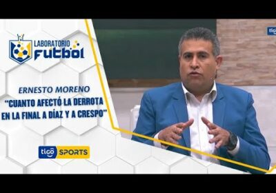 Ernesto Moreno: “Cuanto afectó la derrota en la final a Díaz y a Crespo”.