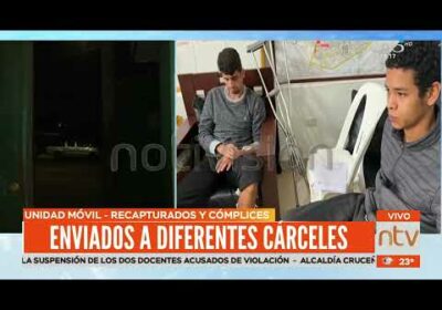 A cárceles  diferentes los reos recapturados