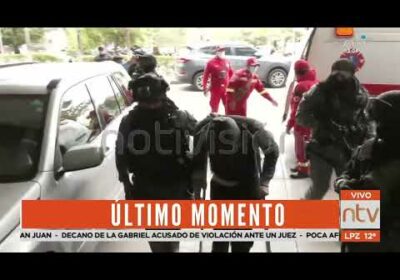 Reos recapturados llegan a su audiencia en el Palacio de Justicia