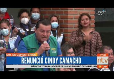 Renunció la Directora de Cementerio