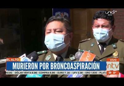La FELCC reportó el deceso de dos menores de edad por broncoaspiración.