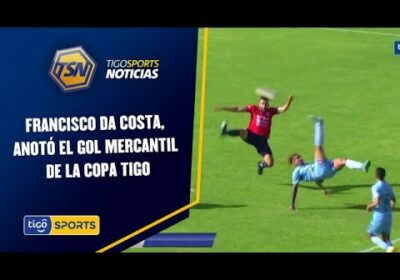 Francisco Da Costa, anotó el gol Mercantil de la Copa Tigo.