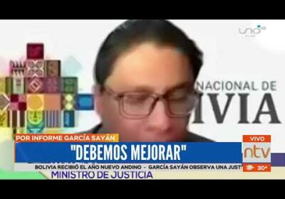 Ministerio de justicia responde a Sayán