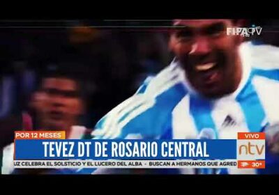 Tevéz oficialmente es el  DT de Rosario central