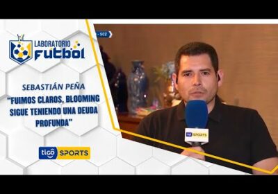 El presidente de Blooming, Sebastián Peña, nos habla sobre la deuda de la ‘Academia’ cruceña.