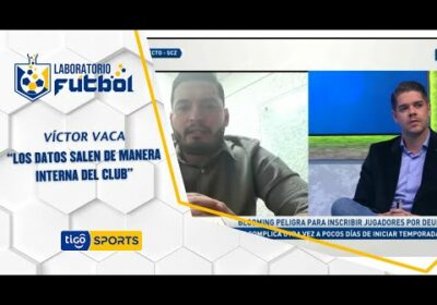 Víctor Vaca: “Los datos salen de manera interna del club”.