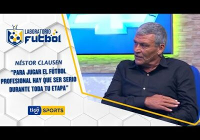 Néstor Clausen: “Para jugar el fútbol profesional hay que ser serio durante toda tu etapa”.