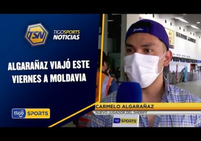 Algarañaz viajó este viernes a Moldavia. Deberá realizar las pruebas médicas.