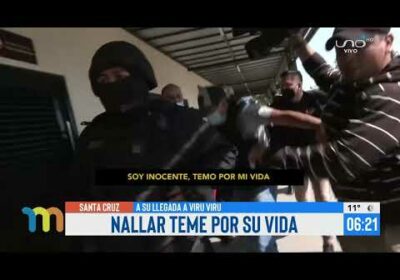 Misael Nallar, asegura ser inocente del asesinato a policías.