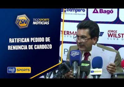 Ratifican pedido de renuncia de Cardozo. Gary Soria apelará inhabilitación.