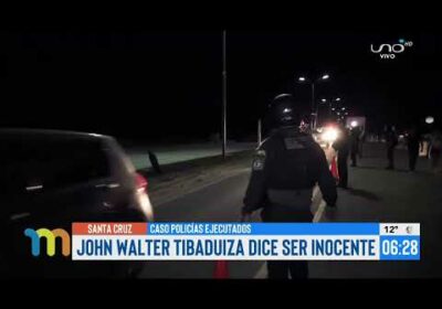 Prófugo del asesinato de los tres policías, aseguró ser inocente
