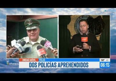 Aprehenden a dos policías que ayudaron en la fuga del colombiano Jhon Wálter Tibaduiza