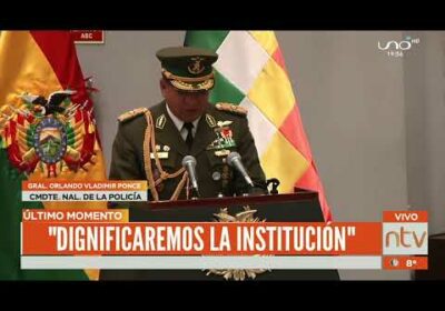 Orlando Ponce asume como nuevo comandante general de la Policía