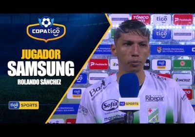 #CopaTigoClausura 🏆 Estas fueron las palabras del Jugador Samsung. #TigoSportsBolivia⚽