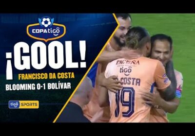 ¡Gol de Bolívar! Francisco Da Costa controla con el pecho y gira para anotar un golazo