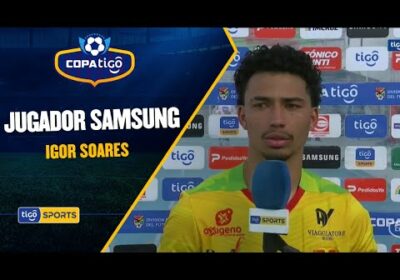 Estas fueron las palabras de Igor Soares, jugador Samsung del partido.