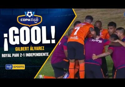 ¡Gol de Royal Pari! Gilbert Álvarez quedó mano a mano y definió correctamente