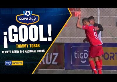 ¡Gol de Nacional Potosí! Tommy Tobar abre el marcador en El Alto a favor del ‘Rancho Guitarra’.