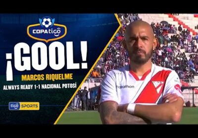 ¡Gol de Always Ready! Marcos Riquelme no falla desde el punto penal y pasa a empatar el marcador