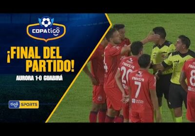 #CopaTigoClausura 🏆 Aurora logró derrotar por la mínima diferencia a Guabirá con gol de Denis Pinto.