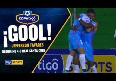 ¡Gol de Blooming! Jefferson Tavares presionó y aprovechó un error defensivo para quedar solo