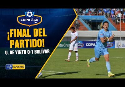 ¡Final del partido! Bolívar venció al ‘Manzanero’ con gol de Miranda y alcanzó su primera victoria