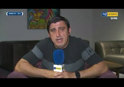 Andrés Marinangeli, estuvo en Laboratorio un día después de la tormenta de goles ante Blooming.