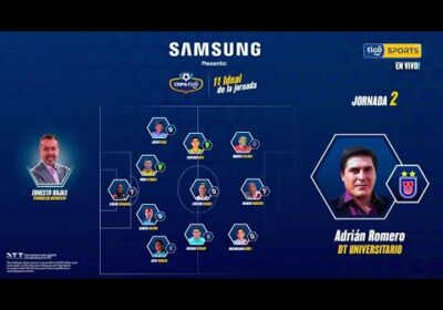 Samsung presenta el Once ideal de la fecha 2 por Ernesto Rojas.