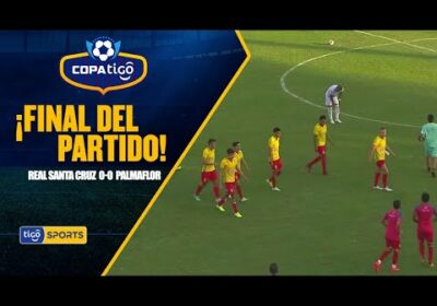 #CopaTigoClausura 🏆 Real Santa Cruz y Atlético Palmaflor empataron con el marcador en blanco.