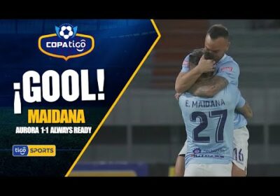 #CopaTigoClausura 🏆 Enzo Maidana anotó el gol que fue convalidada a instancias del VAR.